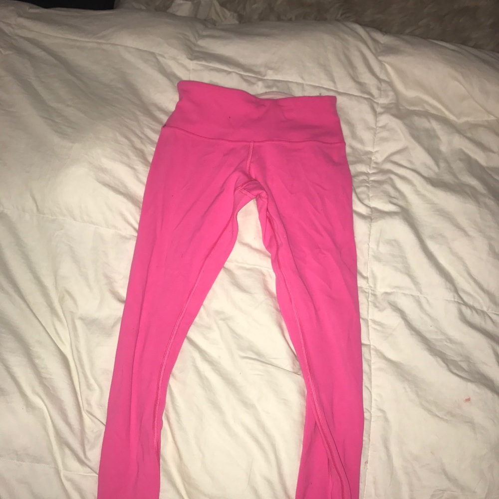 Hot pink reversible  Lululemon leggings!