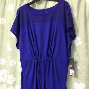 Top/duchess blue tunic top.