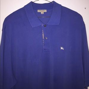 Men's Burberry collared shirt