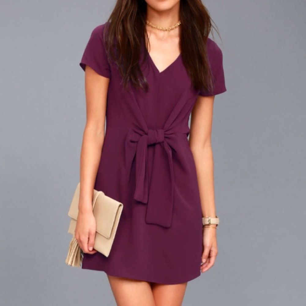 Knotted Shift Dress