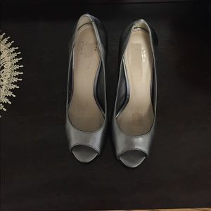 Saks fifth Ave peep toe pumps