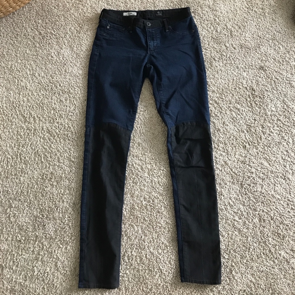 AG color block Jean legging