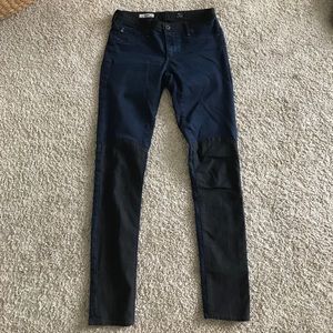 AG color block Jean legging