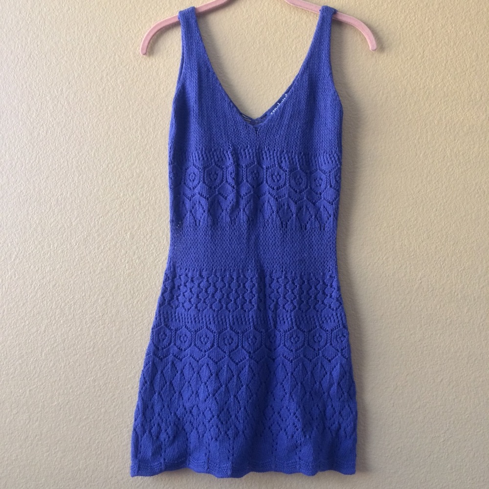 Indigo blue Crochet dress🦋