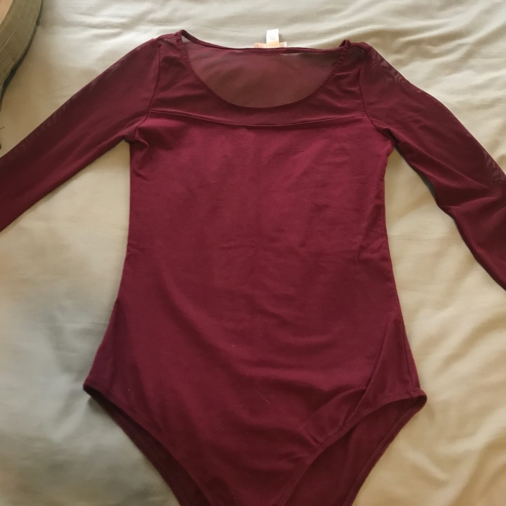 Maroon Bodysuit