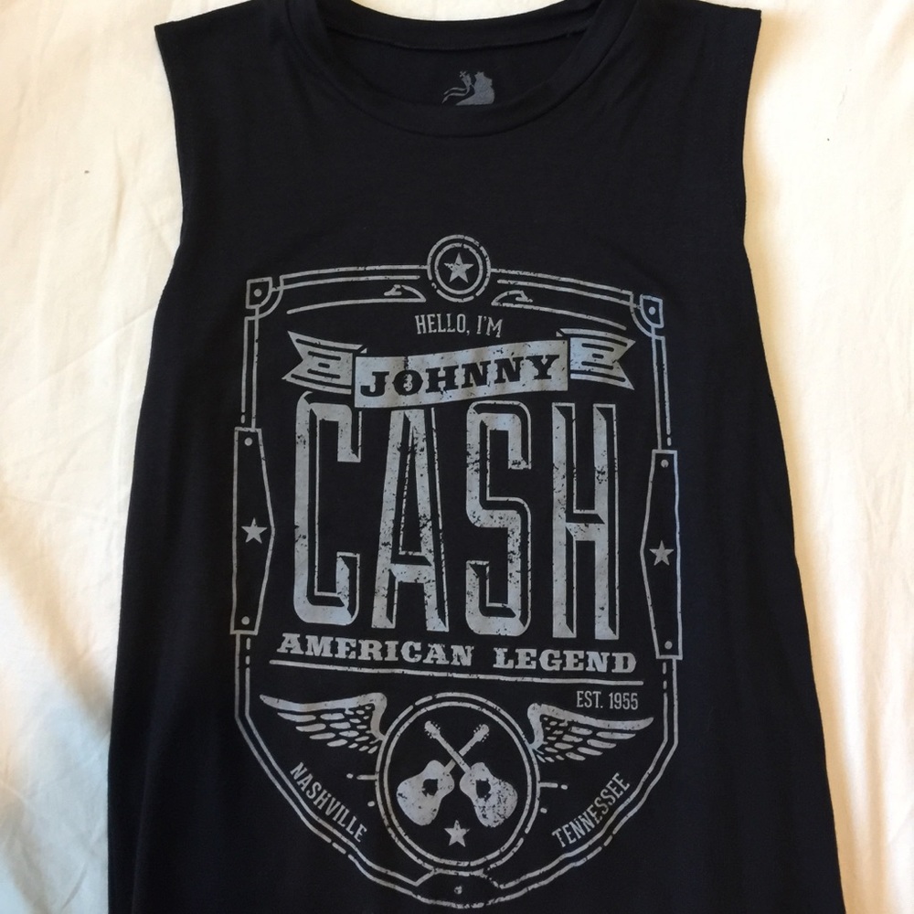 New Johnny Cash tank top