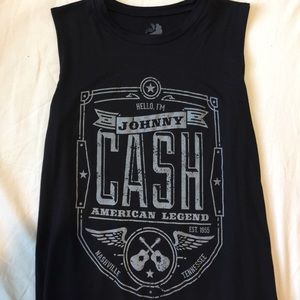 New Johnny Cash tank top