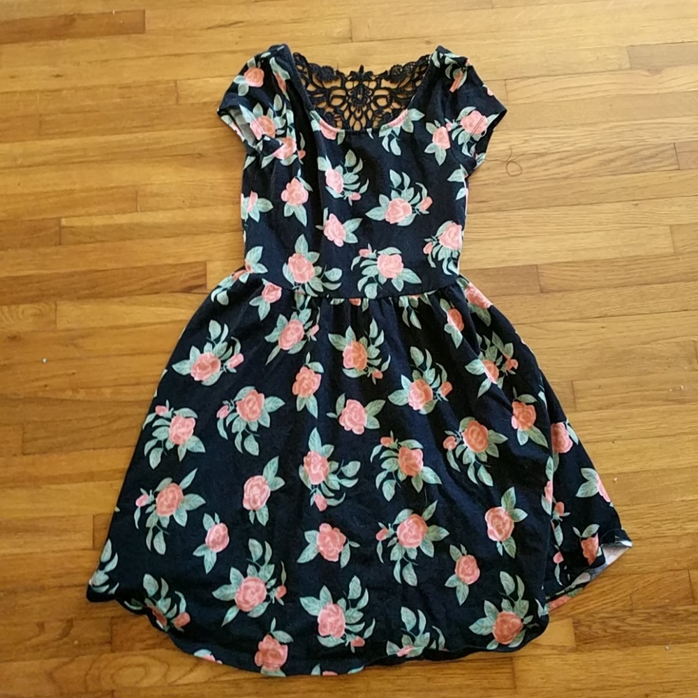 Rose flower dress