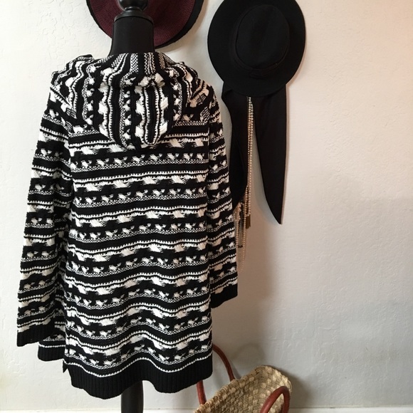 Hoodie cardigan sweater - Picture 4 of 8