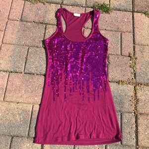 Sequins tank top