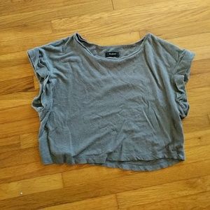 Grey crop top