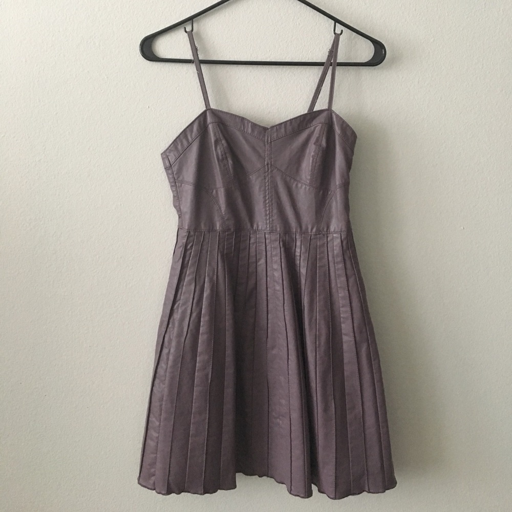 Free People Vegan Leather Dress