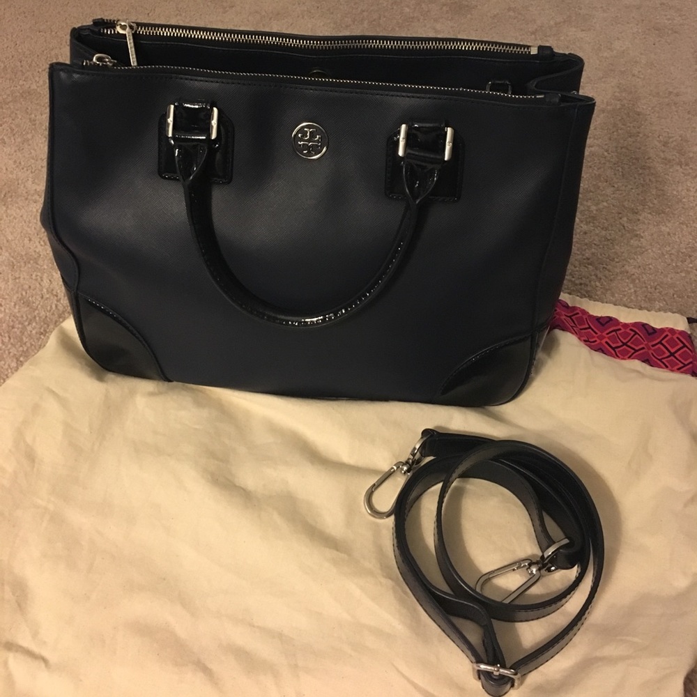 Tory Burch Double Zip Tote