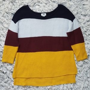 Old Navy Color block Sweater