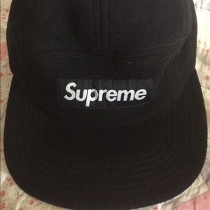 Authentic wool Supreme camp cap