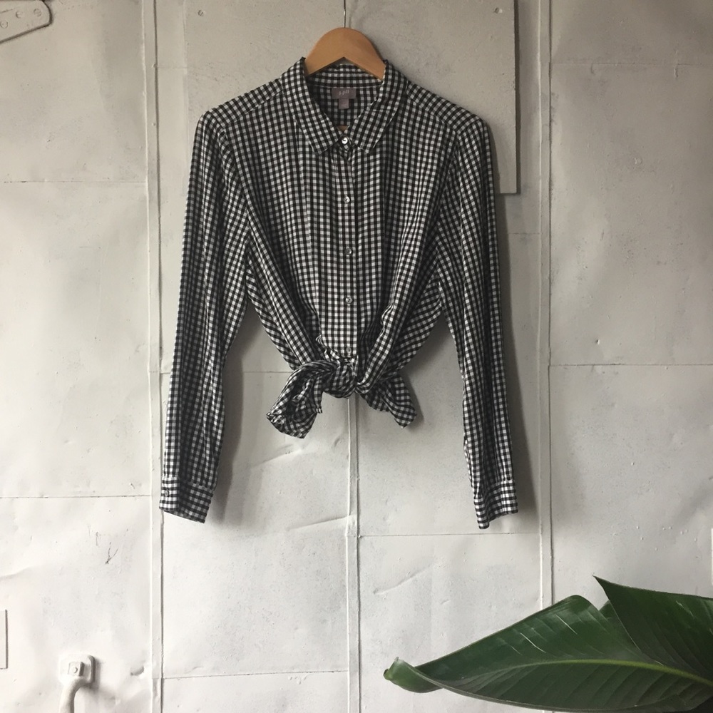 Gingham button up