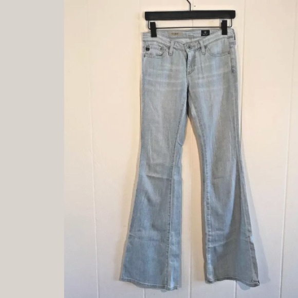 AG Adriano Goldschmied Belle Flare Jeans Light y2k - Picture 2 of 8