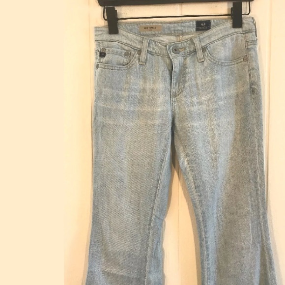 AG Adriano Goldschmied Belle Flare Jeans Light y2k - Picture 3 of 8