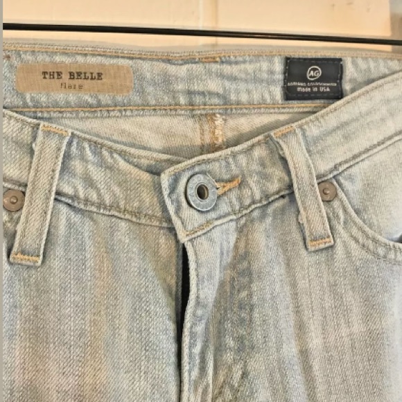 AG Adriano Goldschmied Belle Flare Jeans Light y2k - Picture 4 of 8