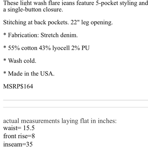 AG Adriano Goldschmied Belle Flare Jeans Light y2k - Picture 8 of 8