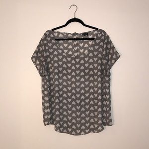 Torrid Split-Back Heart Top