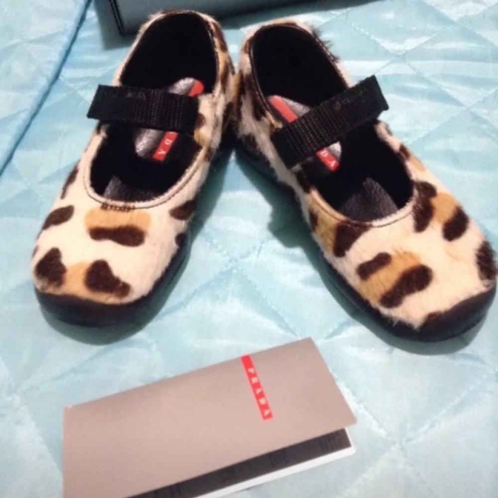 Prada Calf's hair Mary Jane's