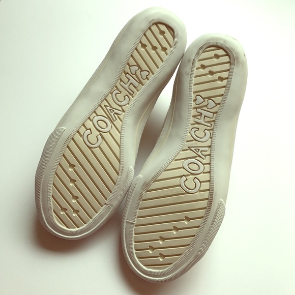 Coach Khaki Signature C Slip-Ons, NWOT - Picture 2 of 2