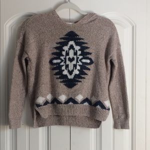 Abercrombie kids sweater w/hoodie