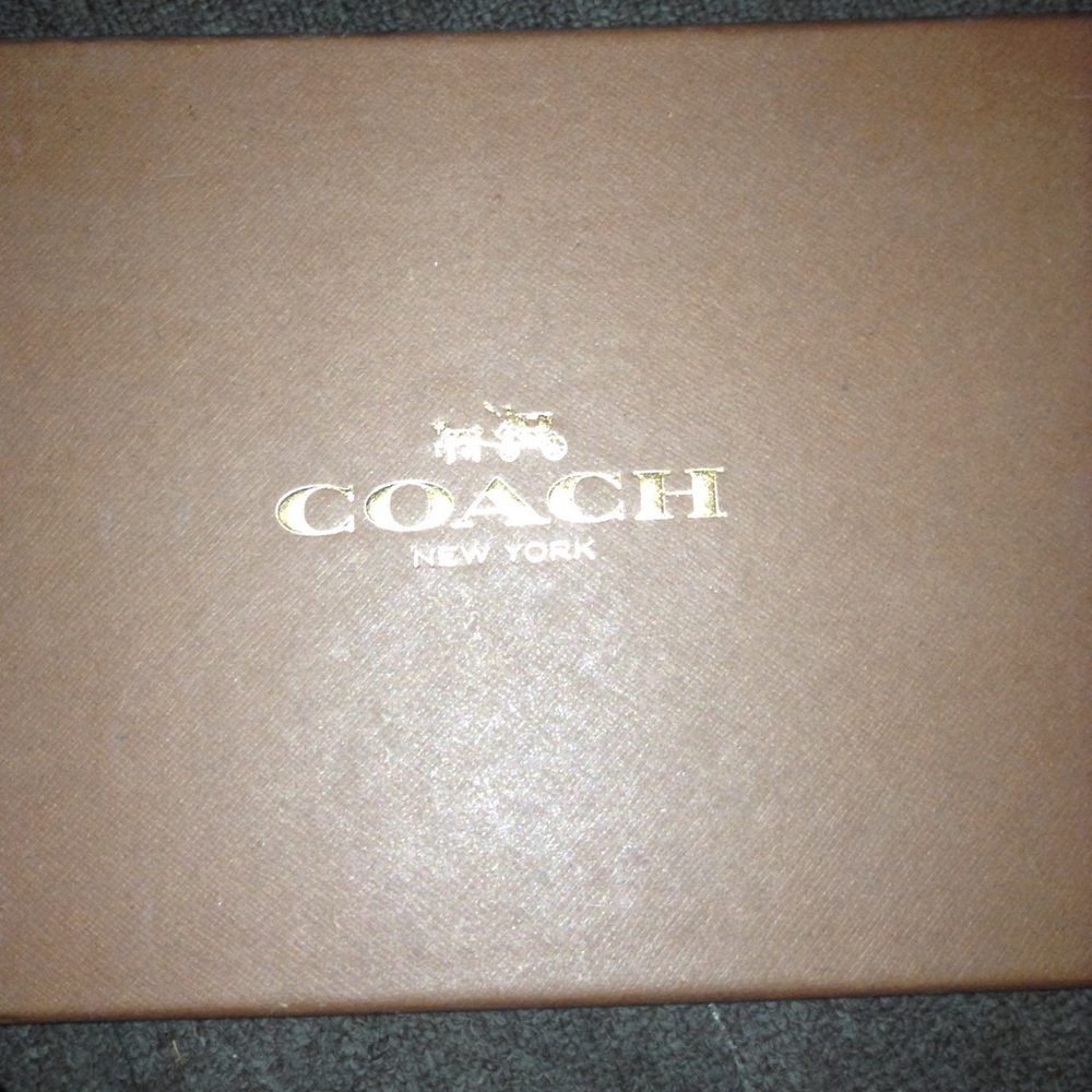 Coach flip flops black 8.5 m