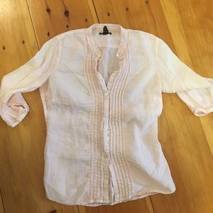 Lucky Linen Botton Down