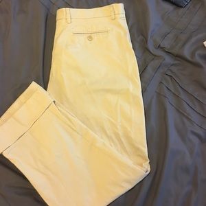 Casual cropped cuffed ankle pants