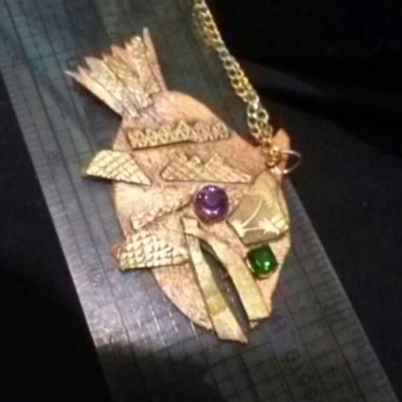 Fish pendent, in copper - Picture 2 of 2