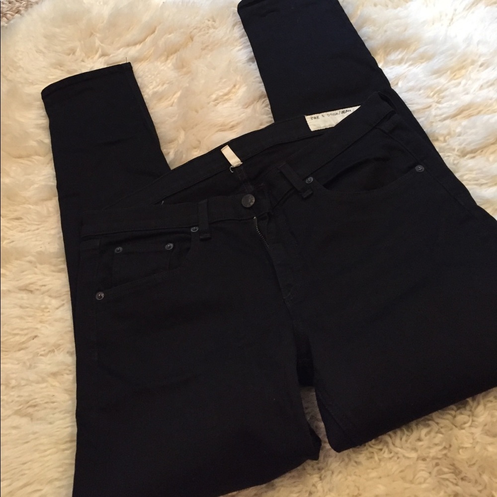 Rag & Bone Black Skinny 31