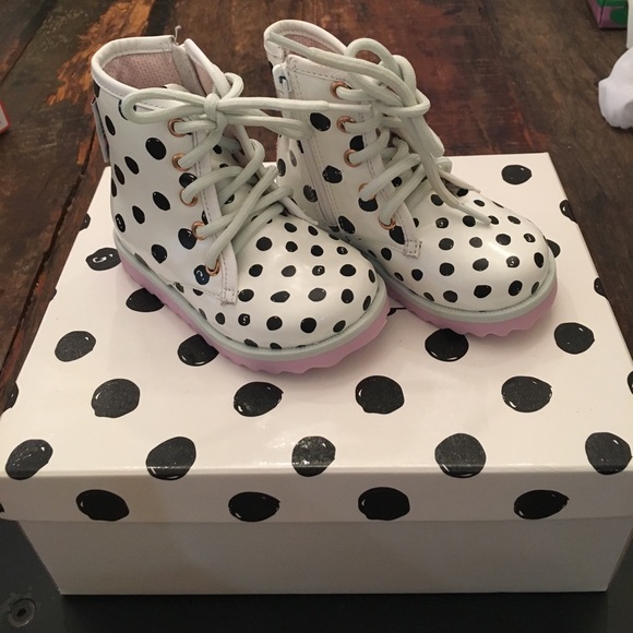 Sophia Webster Other - Sophia Webster Polka Dot High Top Boots