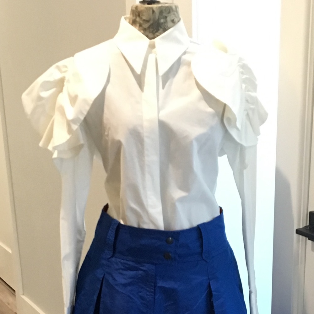MSGM 2016 Collection white blouse