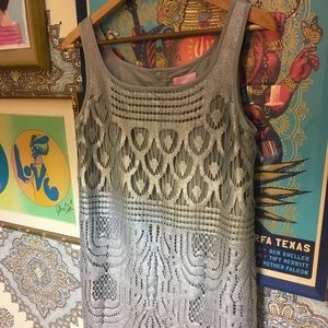 Lilly Pulitzer silver tank dress. Lilly Pulitzer silver tank dress.
