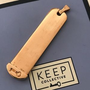 Keep Collective  Vertical Pendant Rose Gold