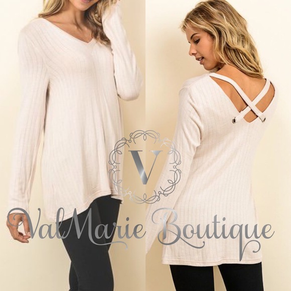 LAST 1- Amazing Soft Premium Taupe Top - Picture 2 of 3