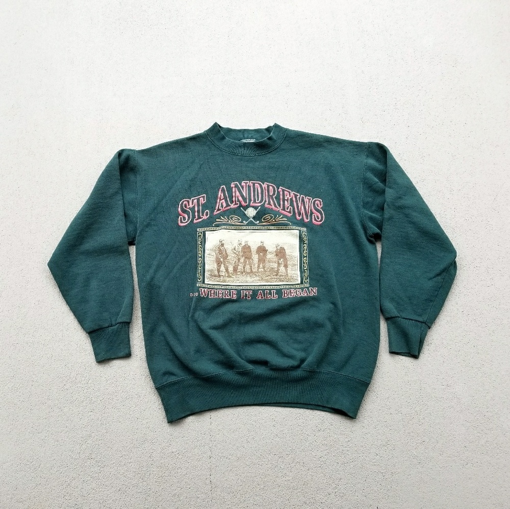 Sold*90s St. Andrews Golf crewbeck neck!
