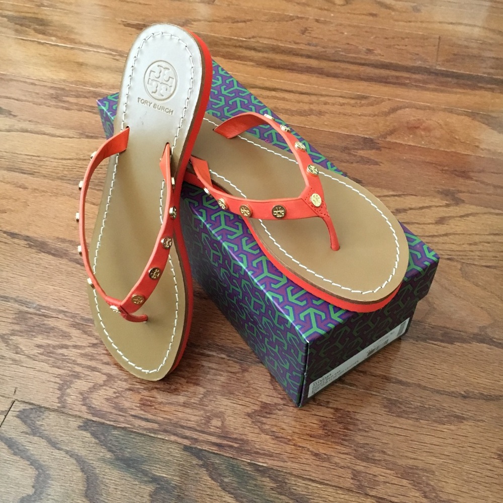 NIB Tory Burch flip flops