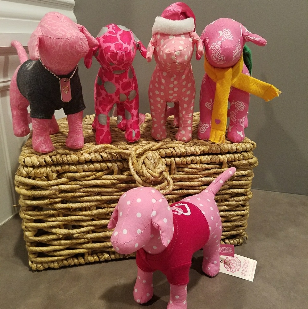 Pink Dogs Set of Five