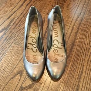 Bronze metallic Sam Edelman heels - size 6:5 👠