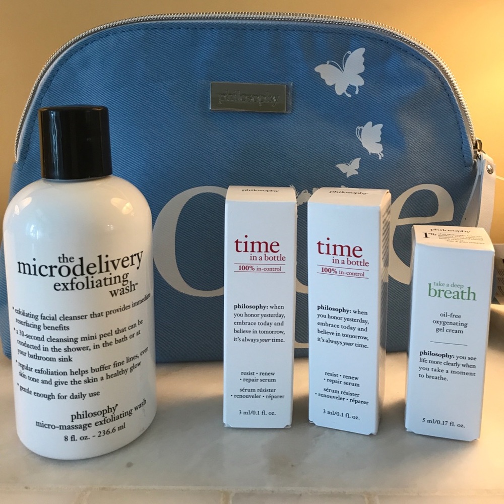6 piece Philosophy set with bag