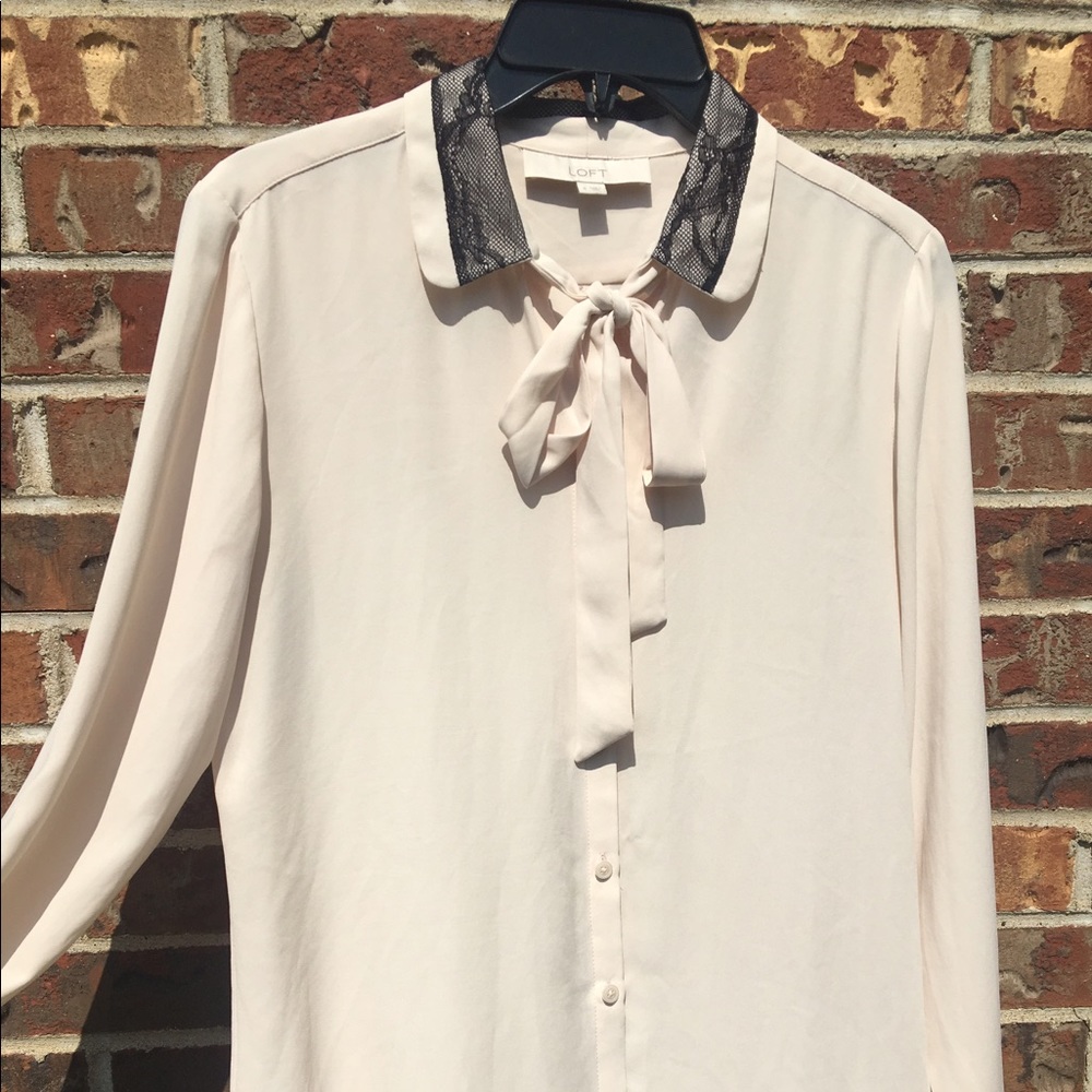 LOFT Collared Top
