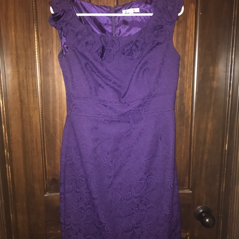 Purple Sleeveless Dress