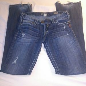 Silver jeans size 30W/35L