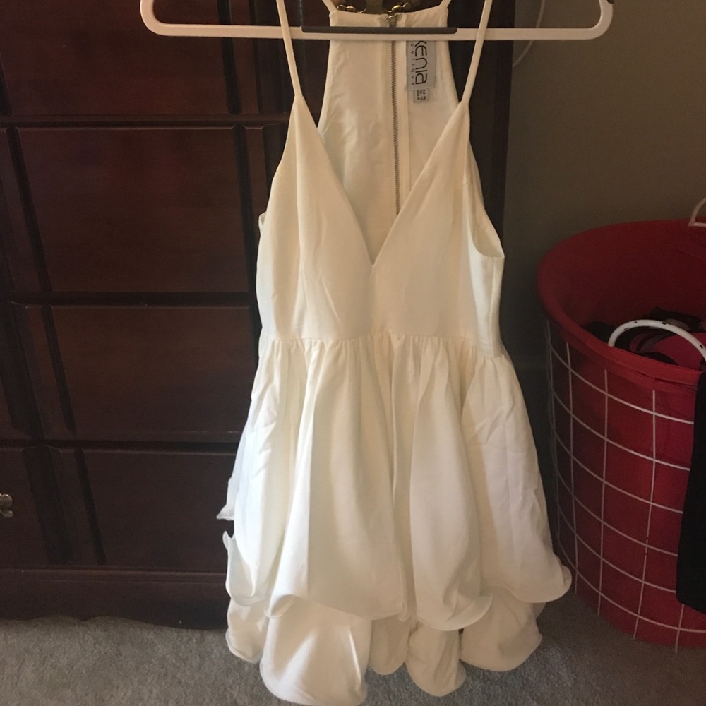 White flowy party/cocktail dress