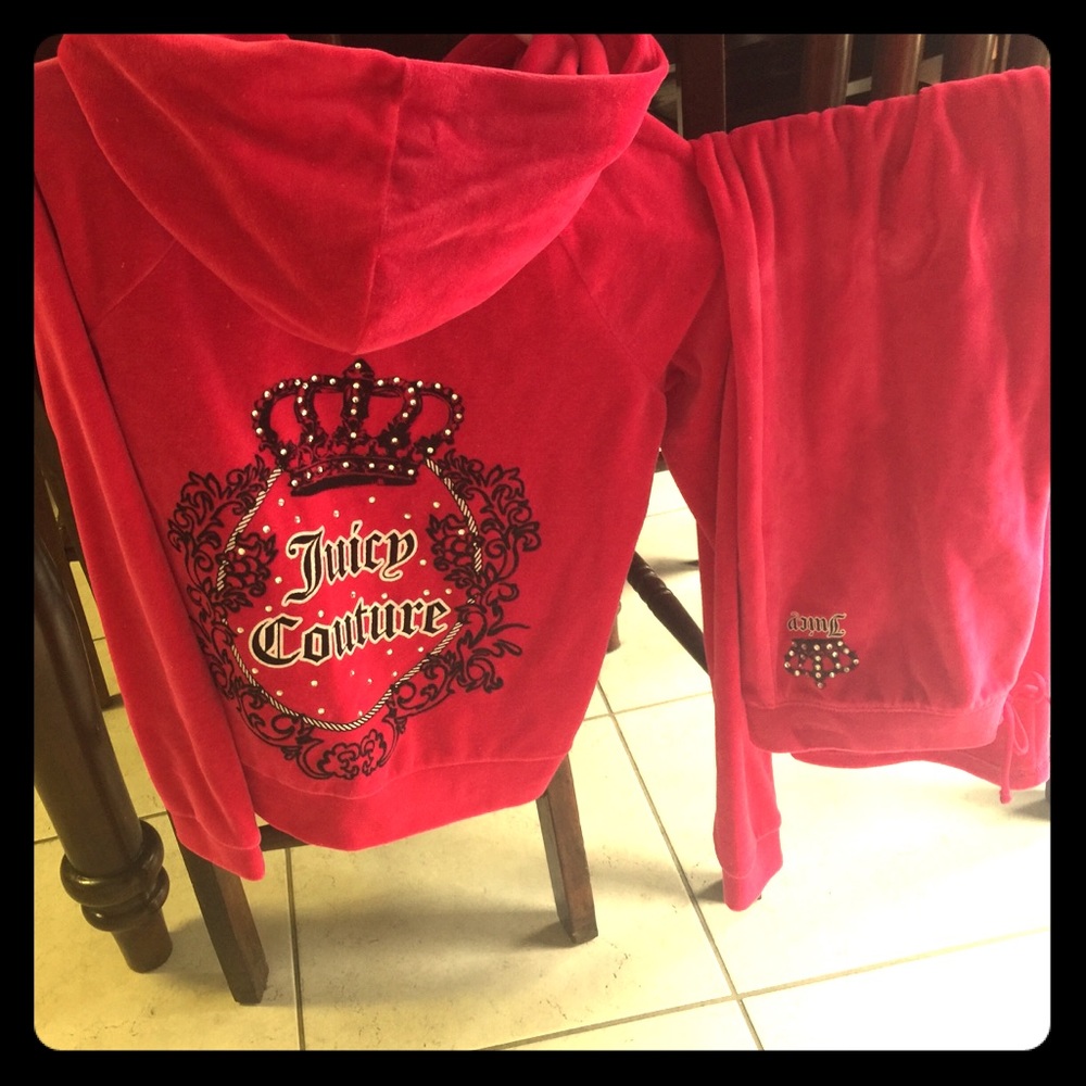 Juicy couture pant and jacket outfit