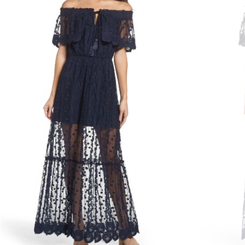 Adelyn Rae Off the Shoulder Dress