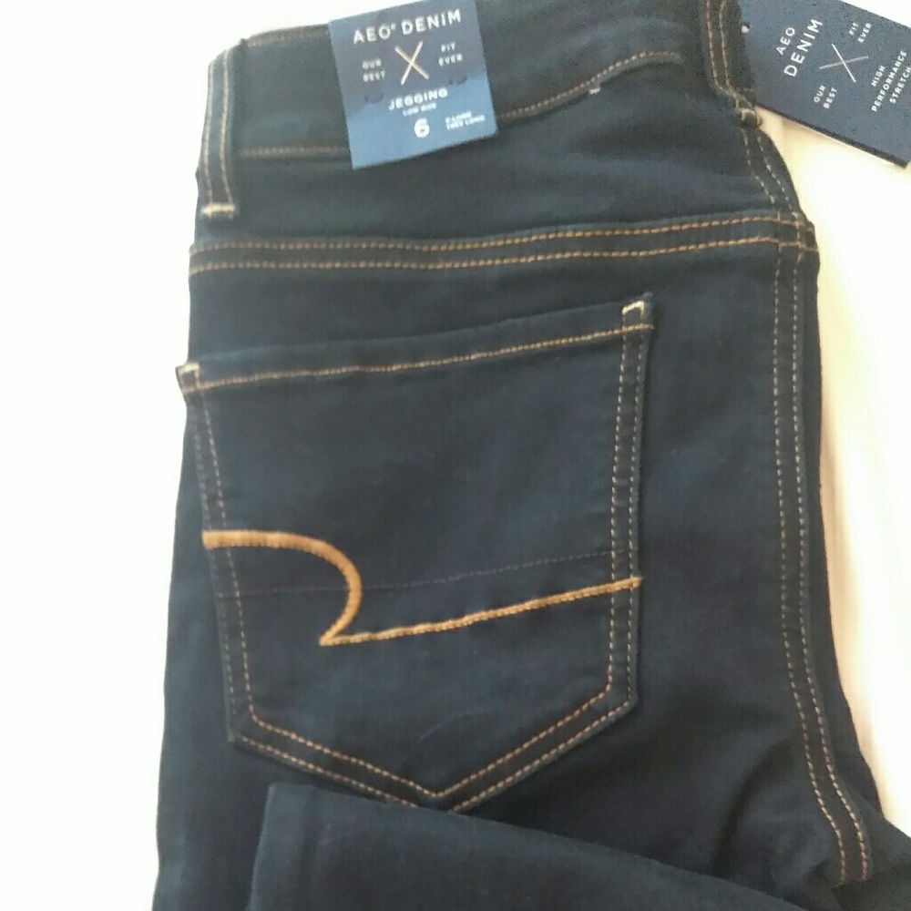 American Eagle Outfitters dark denim skinny jeans